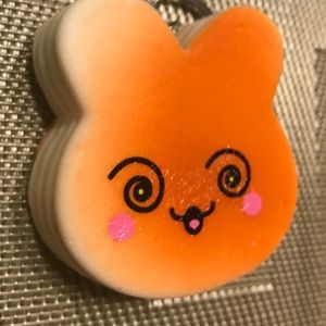 Key Charm Orange Rabbit